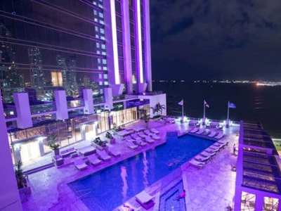 outdoor pool - hotel hilton panama - panama city, panama