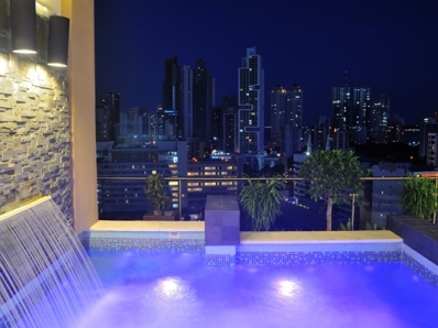 outdoor pool 1 - hotel hilton garden inn panama city downtown - panama city, panama