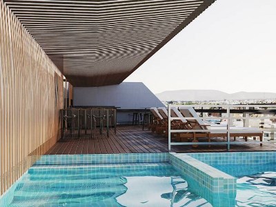 outdoor pool - hotel hilton garden inn lima miraflores - lima, peru
