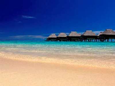 beach - hotel hilton moorea lagoon resort and spa - moorea, french polynesia