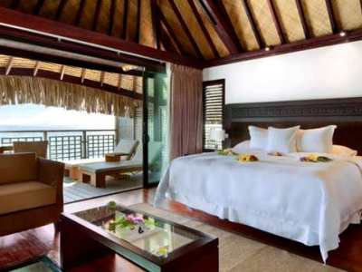 bedroom 3 - hotel hilton moorea lagoon resort and spa - moorea, french polynesia