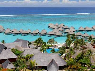 exterior view - hotel hilton moorea lagoon resort and spa - moorea, french polynesia