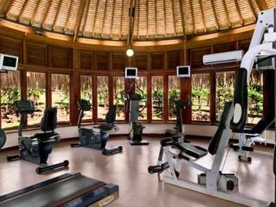 gym - hotel hilton moorea lagoon resort and spa - moorea, french polynesia