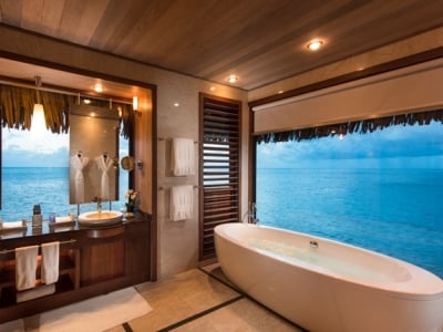 bathroom 2 - hotel conrad bora bora nui - bora bora, french polynesia