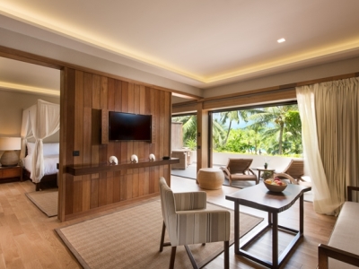 bedroom 1 - hotel conrad bora bora nui - bora bora, french polynesia
