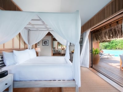 bedroom 4 - hotel conrad bora bora nui - bora bora, french polynesia