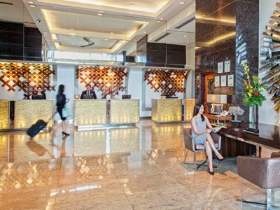 lobby - hotel acacia manila - manila, philippines