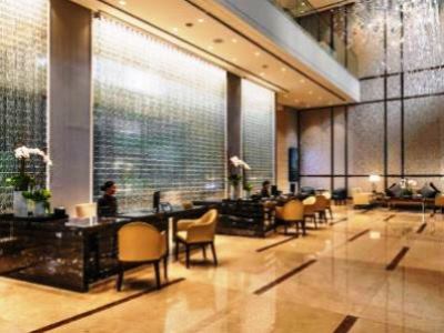 lobby - hotel ascott bonifacio global city - manila, philippines