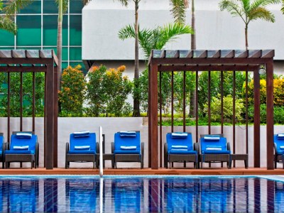 outdoor pool 1 - hotel dusit thani manila - manila, philippines