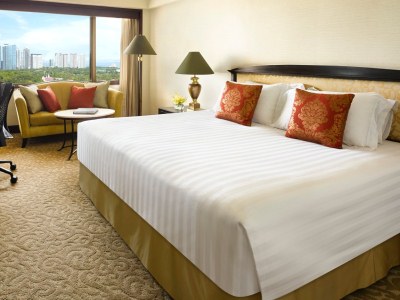 bedroom - hotel dusit thani manila - manila, philippines