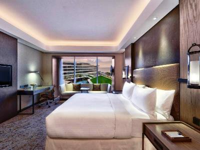 bedroom 4 - hotel conrad - manila, philippines