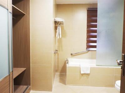 bathroom - hotel valero grand suites by swiss-belhotel - manila, philippines