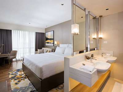 bedroom 2 - hotel novotel suites manila at acqua - manila, philippines