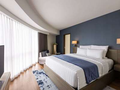 bedroom - hotel novotel suites manila at acqua - manila, philippines