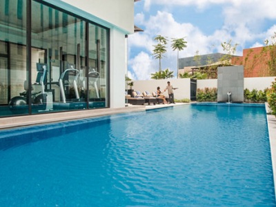 outdoor pool - hotel seda abreeza - davao, philippines