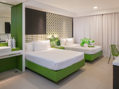 bedroom - hotel astoria current - boracay island, philippines