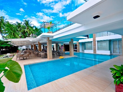 outdoor pool - hotel estacio uno boracay lifestyle resort - boracay island, philippines