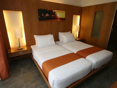 bedroom 1 - hotel crown regency beach resort - boracay island, philippines