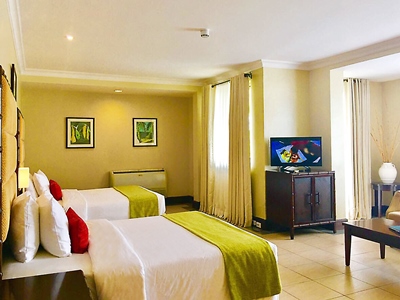 bedroom 1 - hotel fairways and bluewater boracay - boracay island, philippines