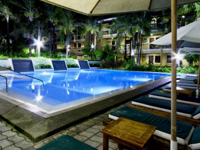 outdoor pool - hotel henann regency - boracay island, philippines