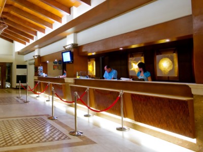 lobby - hotel henann regency - boracay island, philippines