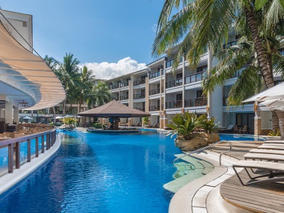 exterior view - hotel henann lagoon - boracay island, philippines