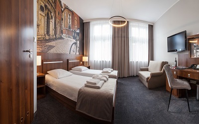 deluxe room - hotel downtown krakow - krakow, poland