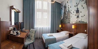 standard bedroom - hotel downtown krakow - krakow, poland