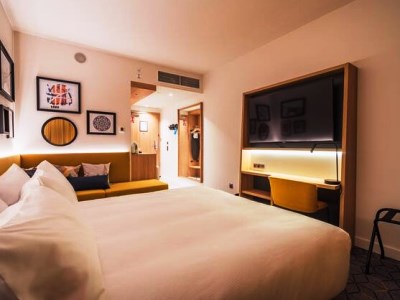 bedroom - hotel hampton by hilton lodz city center - lodz, poland