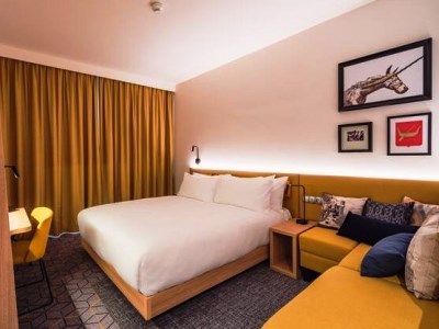 bedroom 1 - hotel hampton by hilton lodz city center - lodz, poland