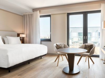 bedroom - hotel ac hotel wroclaw - wroclaw, poland