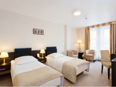 bedroom - hotel qubus wroclaw - wroclaw, poland