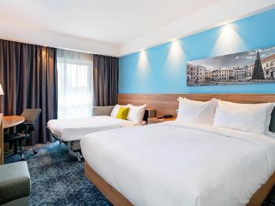bedroom 2 - hotel hampton by hilton lublin - lublin, poland