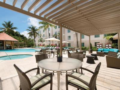 outdoor pool - hotel hampton inn and suites san juan - carolina, puerto rico