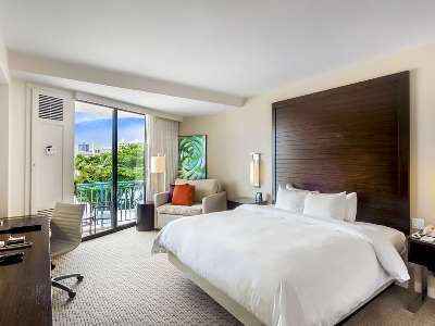 bedroom - hotel caribe hilton - san juan, puerto rico