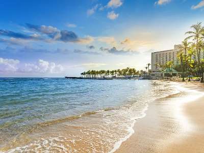 beach - hotel caribe hilton - san juan, puerto rico