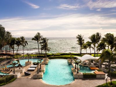outdoor pool - hotel caribe hilton - san juan, puerto rico