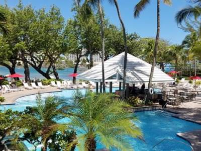 outdoor pool - hotel condado plaza hilton - san juan, puerto rico