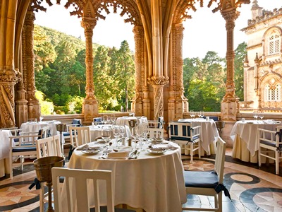 restaurant - hotel bussaco palace - bucaco, portugal