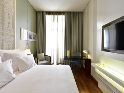bedroom - hotel pousada de lisboa - lisbon, portugal