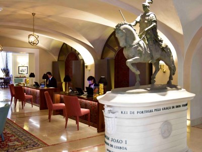 lobby 1 - hotel pousada de lisboa - lisbon, portugal