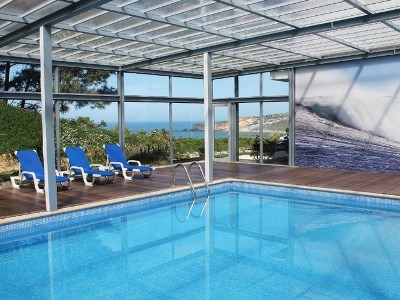 indoor pool - hotel miramar sul - nazare, portugal