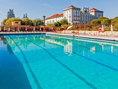 outdoor pool - hotel curia palace - curia, portugal