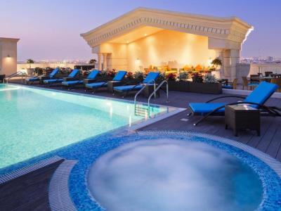 outdoor pool - hotel warwick doha - doha, qatar