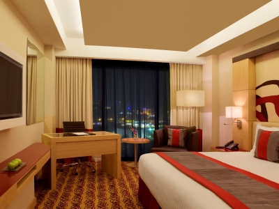 standard bedroom - hotel radisson blu doha - doha, qatar
