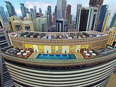 exterior view - hotel curve - doha, qatar