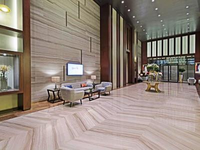 lobby - hotel curve - doha, qatar
