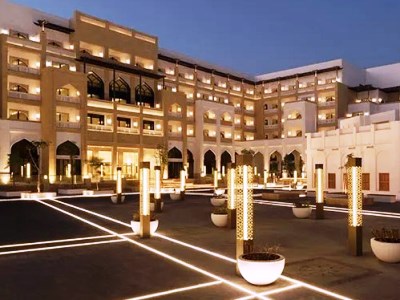exterior view - hotel al najada doha hotel apartments by oaks - doha, qatar
