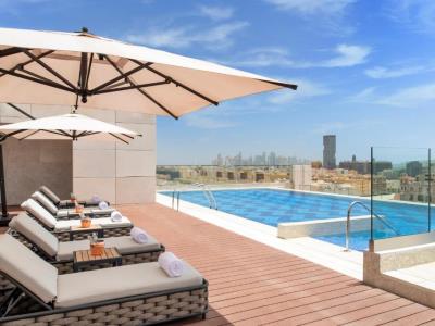 outdoor pool - hotel abesq doha hotel and residences - doha, qatar