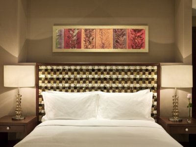 bedroom - hotel grand hyatt - doha, qatar